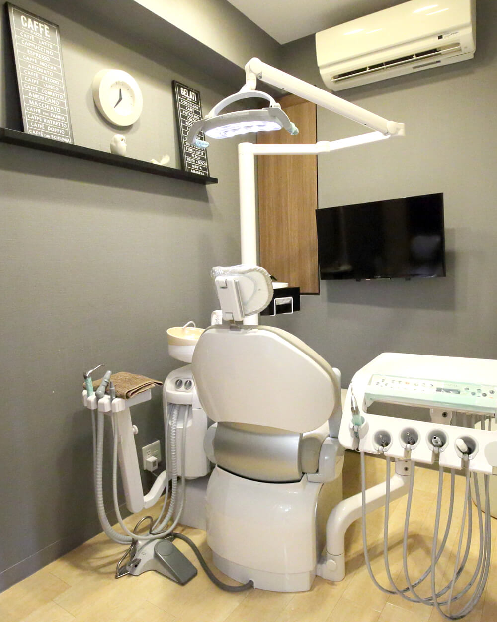デンタルオフィス世田谷公園の個室診療室